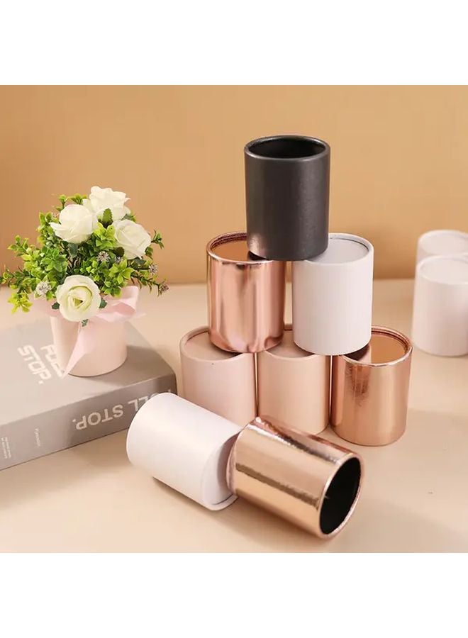 4Pcs Mini Flower Box Portable Hug Bucket Vase B05 Color Wedding Party Birthday Gift Decoration - Image 2